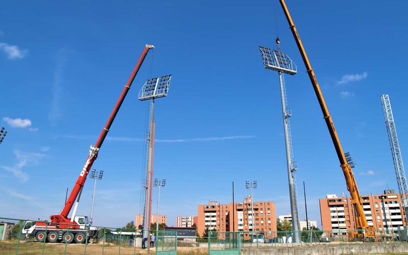 Sollevamenti di prefabbricati-Civili-Industriali